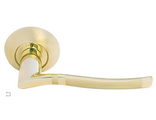 Дверные ручки Rucetti Модель 3 Матовое золото - Золото (RAP 3, SG/GP, Италия)