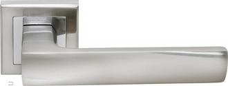 Дверные ручки Rucetti Модель 14 Хром-Никель (RAP 14, SN/CP, Италия)